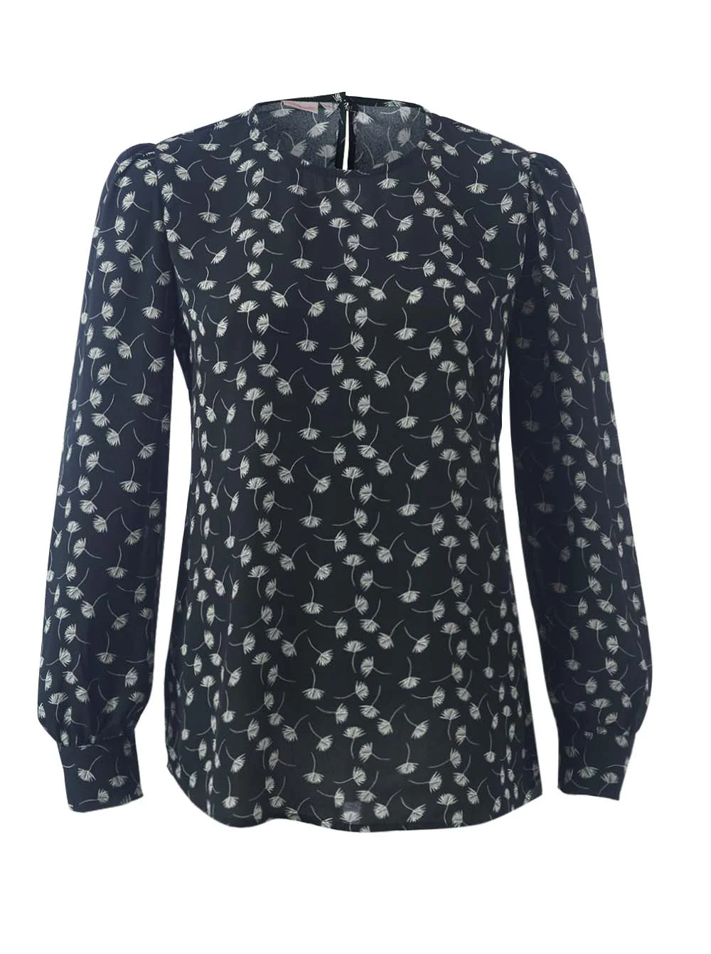 CMT-BLI-JOL-BLA.jpg Jolie K266 L/S Blouse Dandelions - Image 1