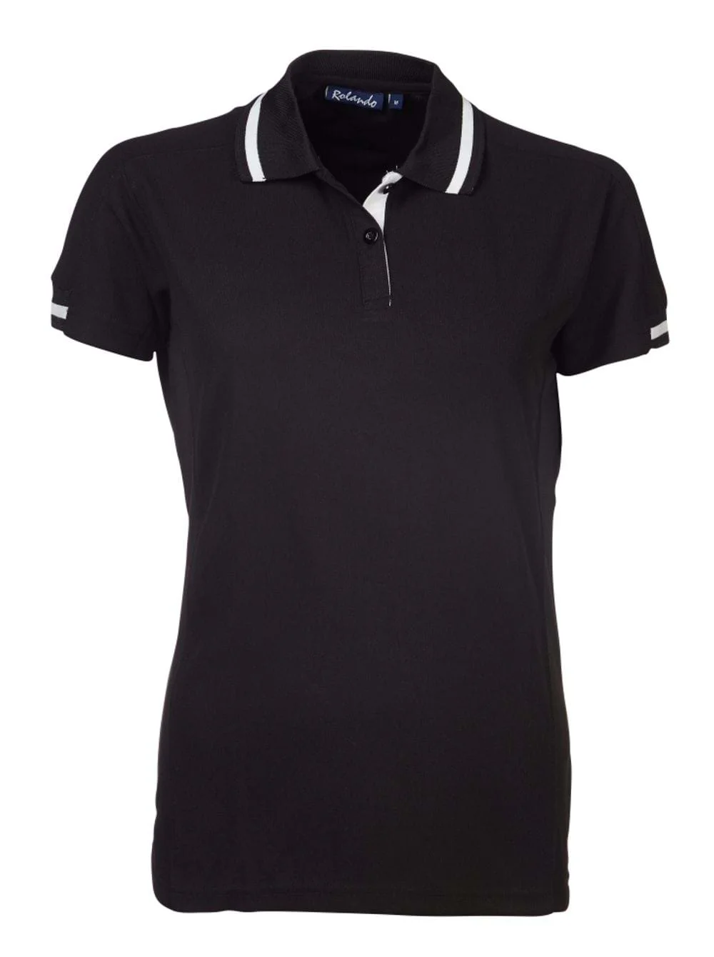CMT-GF2-QD1-BLA.jpg Ladies QD1 Quick Dry Golf Shirts - Image 1