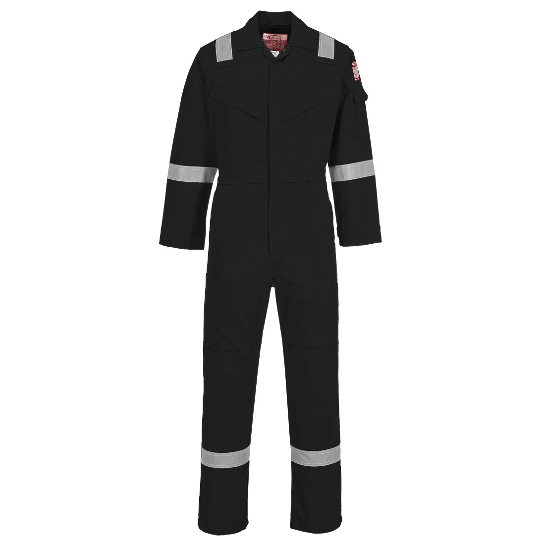 FR21BKR.jpg FR21-Bizflame Work FR Super Lightweight Anti-Static Coverall - Image 1