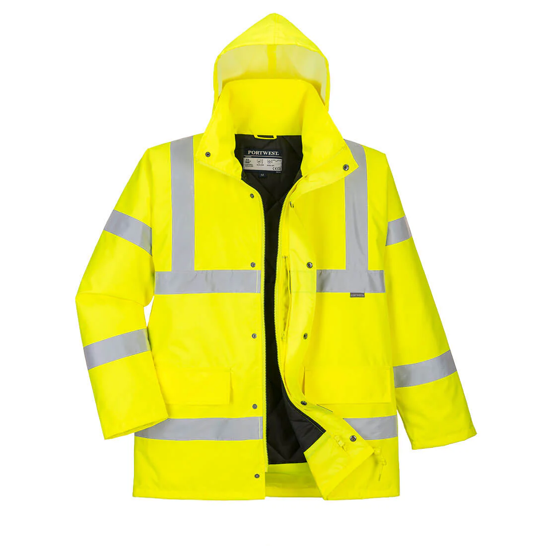 S461-Hi-Vis Breathable Winter Traffic Jacket - Image 1