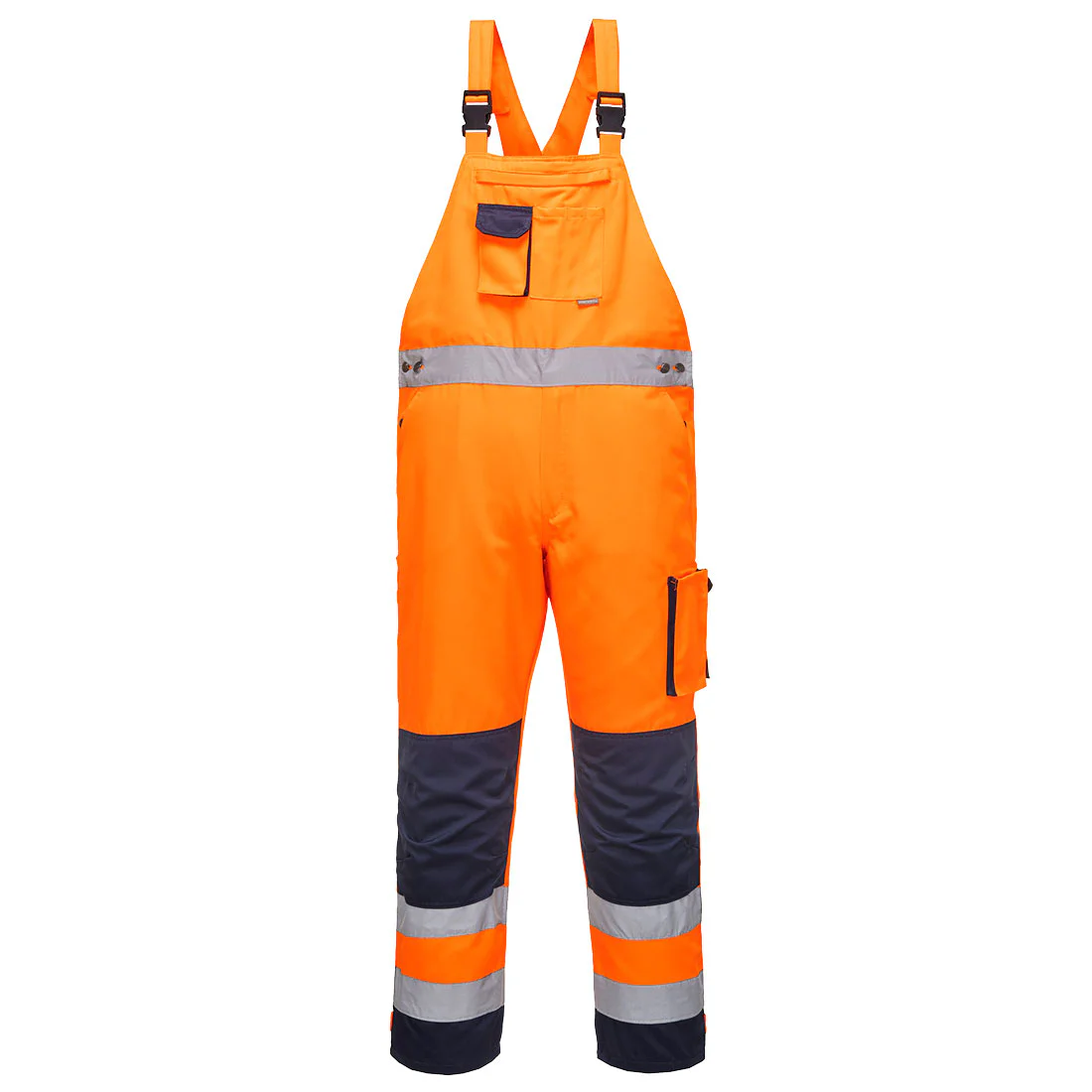 TX52-Dijon Hi-Vis Contrast Work Bib and Brace - Image 1