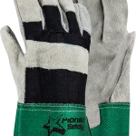 PIONEER DENIM STRIPE CHROME LEATHER - GREEN CUFF