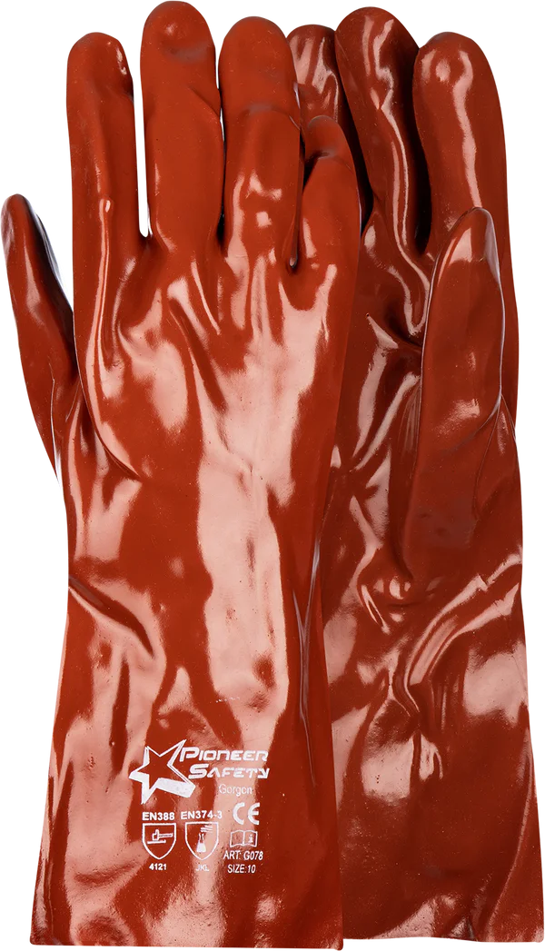 G078-2_600x.png PIONEER GORGON BROWN HEAVY DUTY PVC GLOVE OPEN CUFF 35CM - Image 1