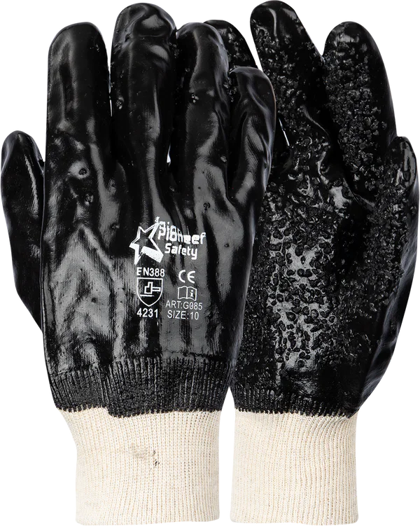 G085_70c88fa2-bed8-44a1-9eaa-1a7abe98d162_600x.png PIONEER BLACK CHIP PALM PVC KNIT WRIST GLOVE - Image 1