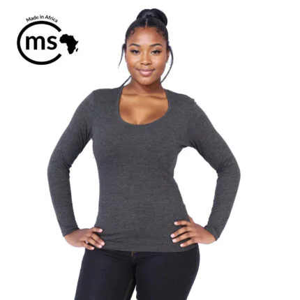 150gsm Ladies’ Fashion Fit T Shirt long sleeve